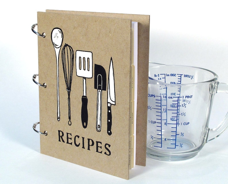 Recipe Book - Blank Recipe Journal - Utensils (5 in. x 7 in.) - Size No.2 