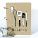 Blank Recipe Book - Utensils (5 in. x 7 in.) - Size No.2 