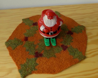 pumpkin holiday table mat