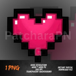 Pixel Heart Mug - Etsy