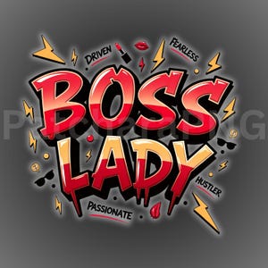 boss lady quote png

empowering woman sublimation

graffiti boss babe clipart

fearless driven hustler woman

female entrepreneur shirt design

red yellow bold png file

strong female sublimation design

empowering female graphic

lipstick and lightning art

printable boss lady file

confident woman art

boss quote for women

instant download bold quote