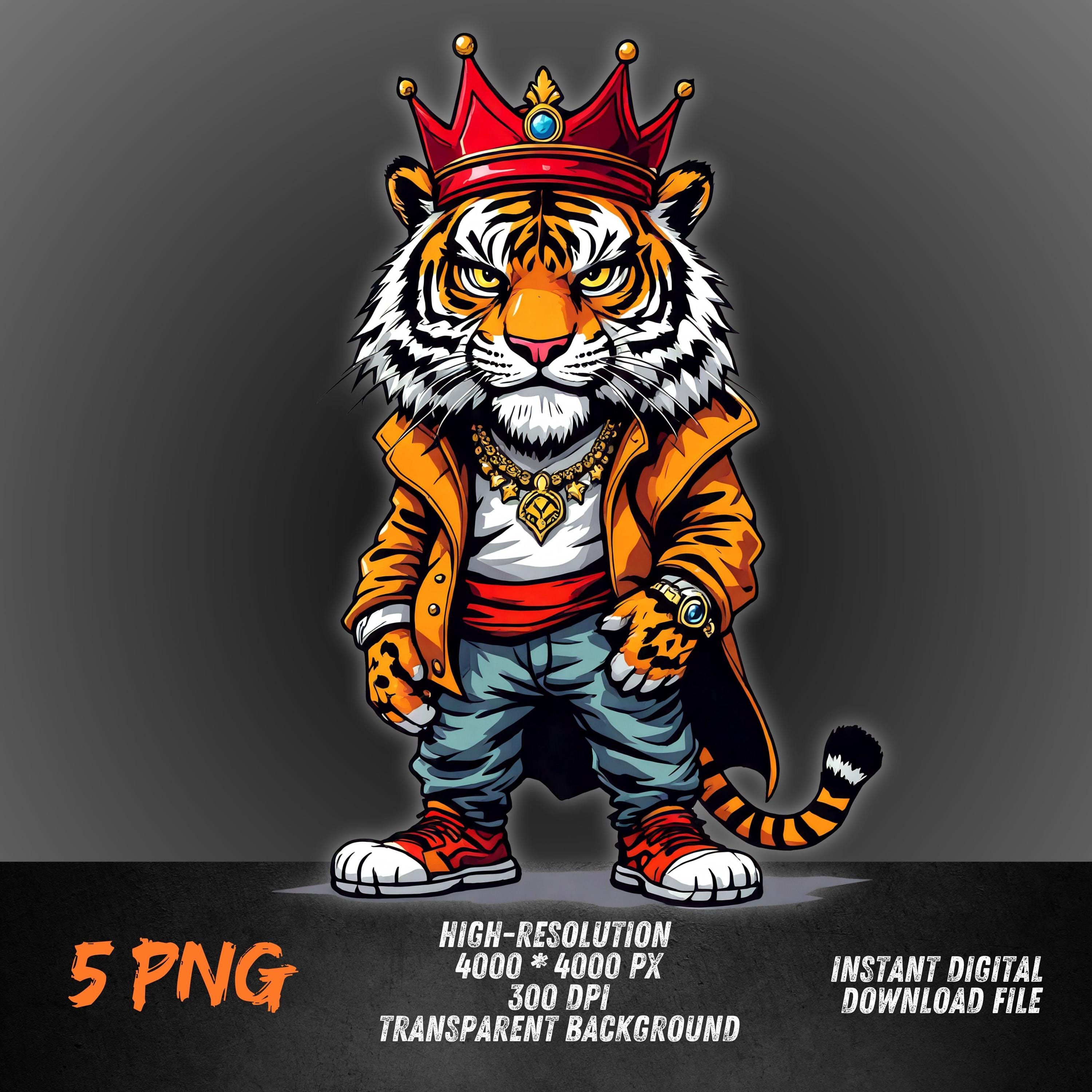 Gangsta Tiger - Etsy