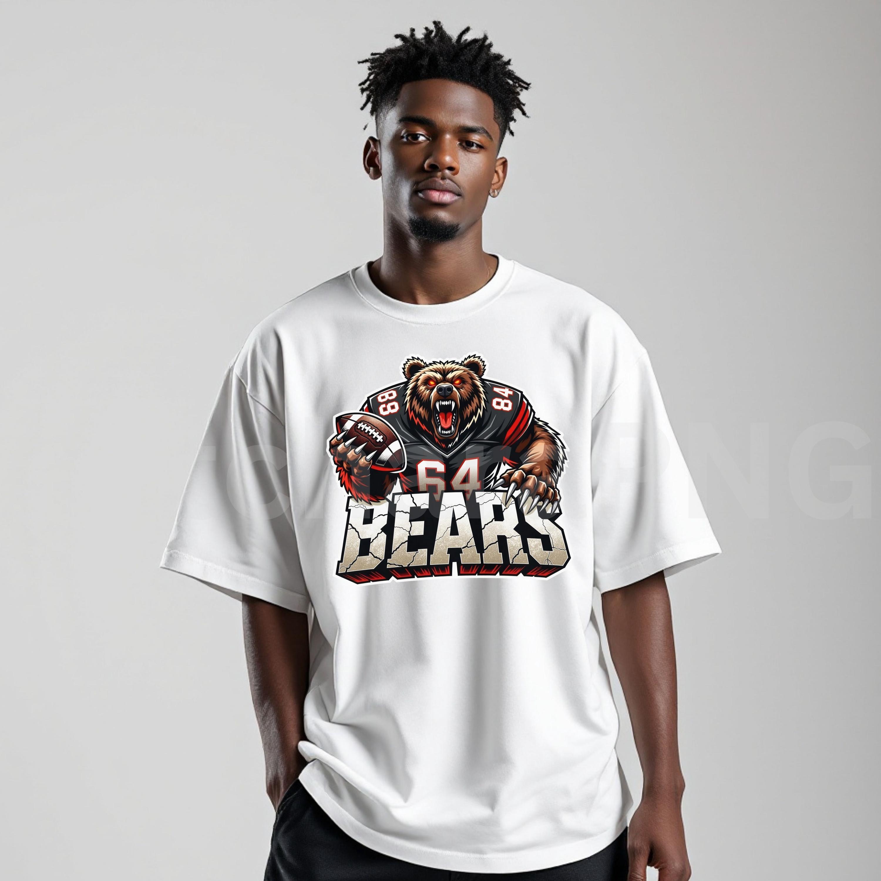 THE FOURTH Bears Football シャツ L NFL Chicago Bears Men's Short Sleeve Fashion T-Shirt - L