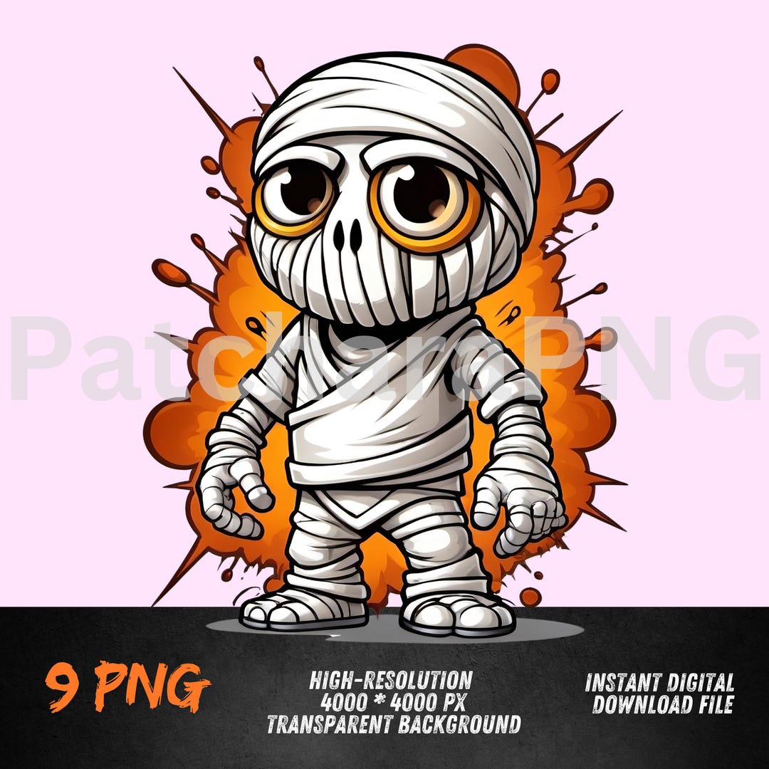 Mummy Graffiti Character With Spray Bomb Mummy Street Style Mummy