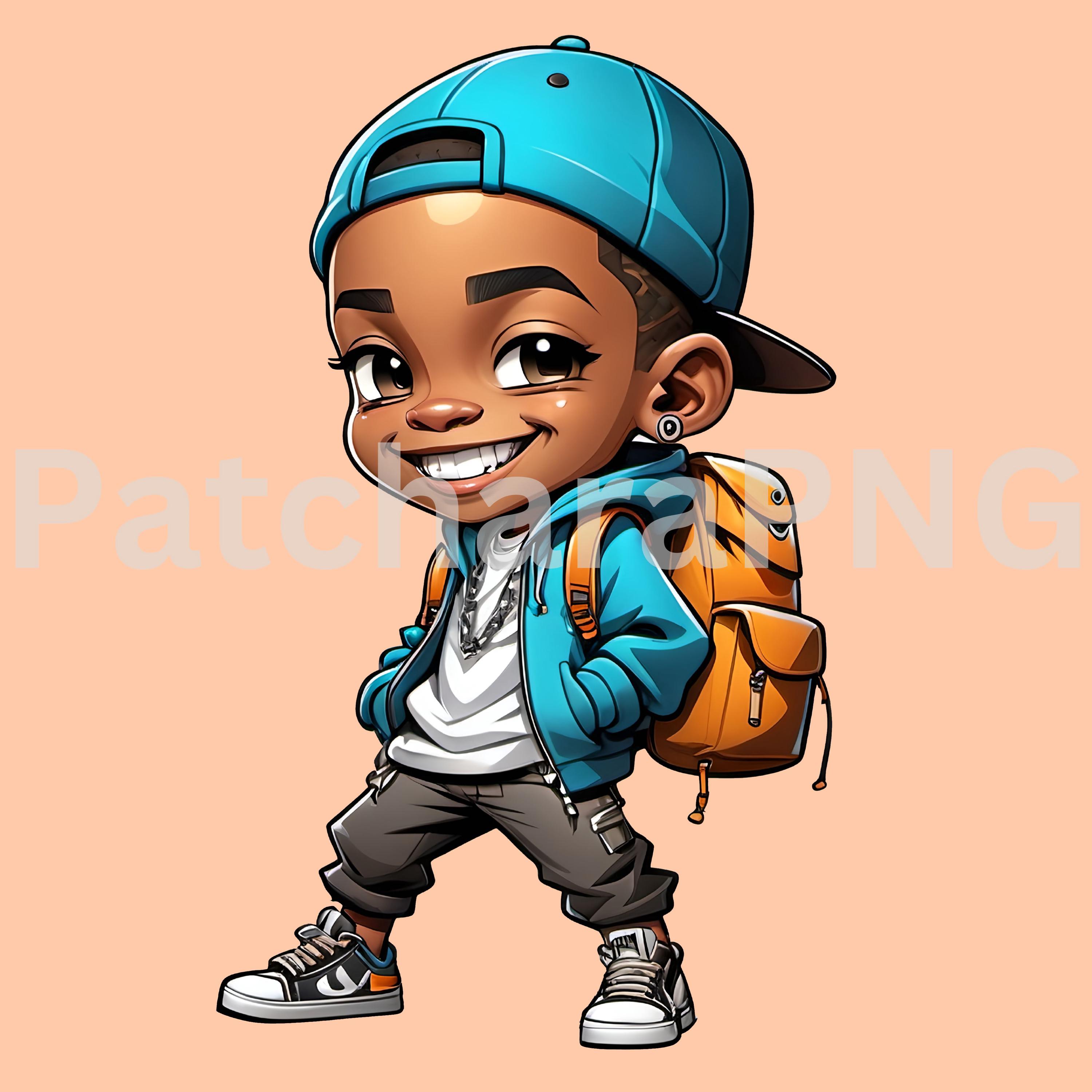 Kid Rapper Png Urban Kid Hip-hop PNG | Cool Streetwear Kid Graffiti Art | Sublimation ...