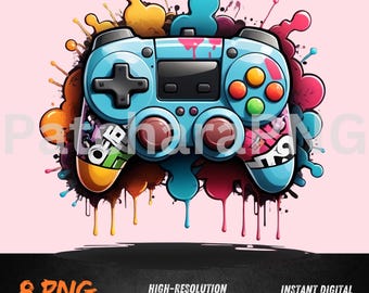 色鉛筆画　絵画　ゲームのコントローラーの絵　原画　A4大(約22cm×30cm) il_340x270.6288444942_fmow.jpg