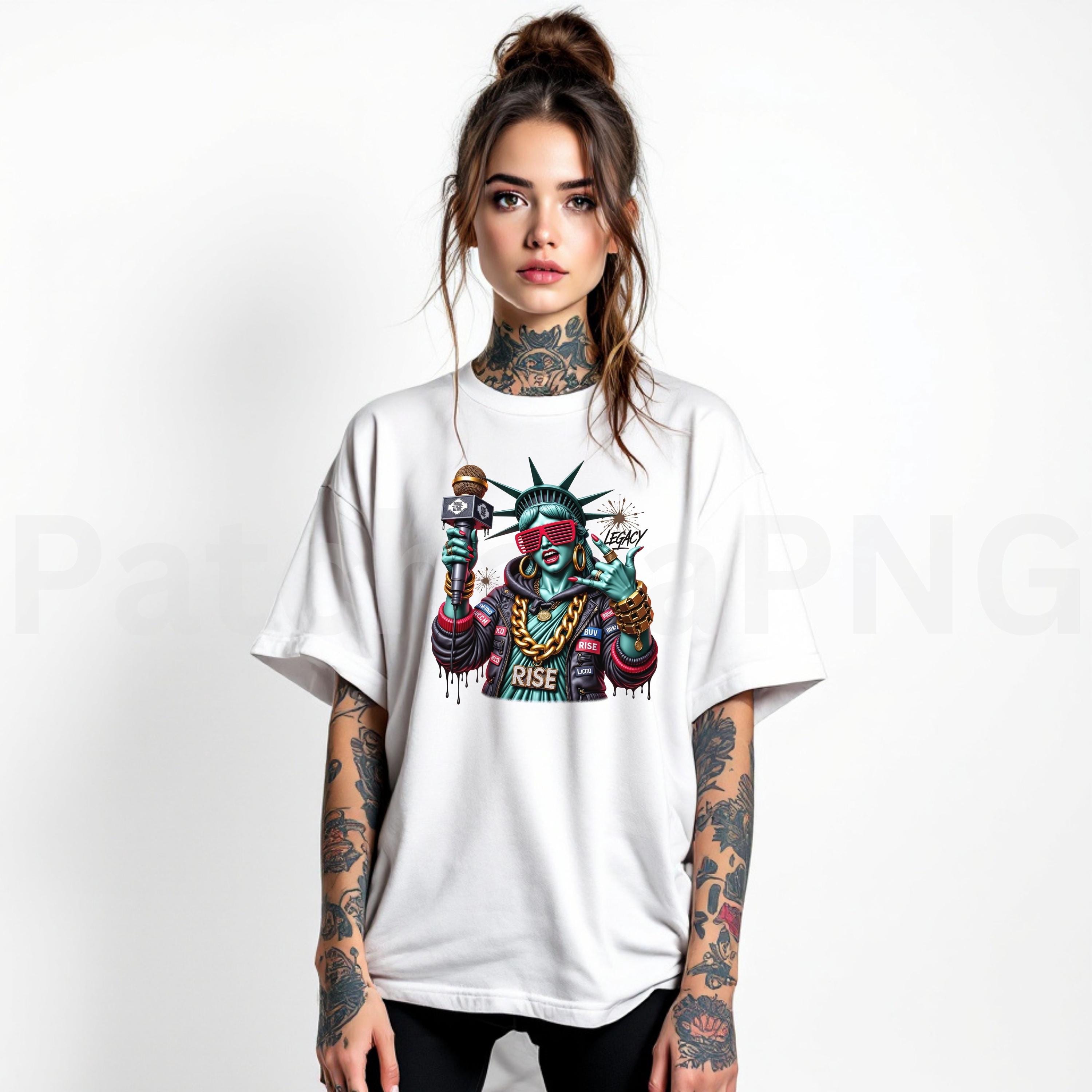 Hip Hop Statue of Liberty PNG | Urban Street Style Sublimation