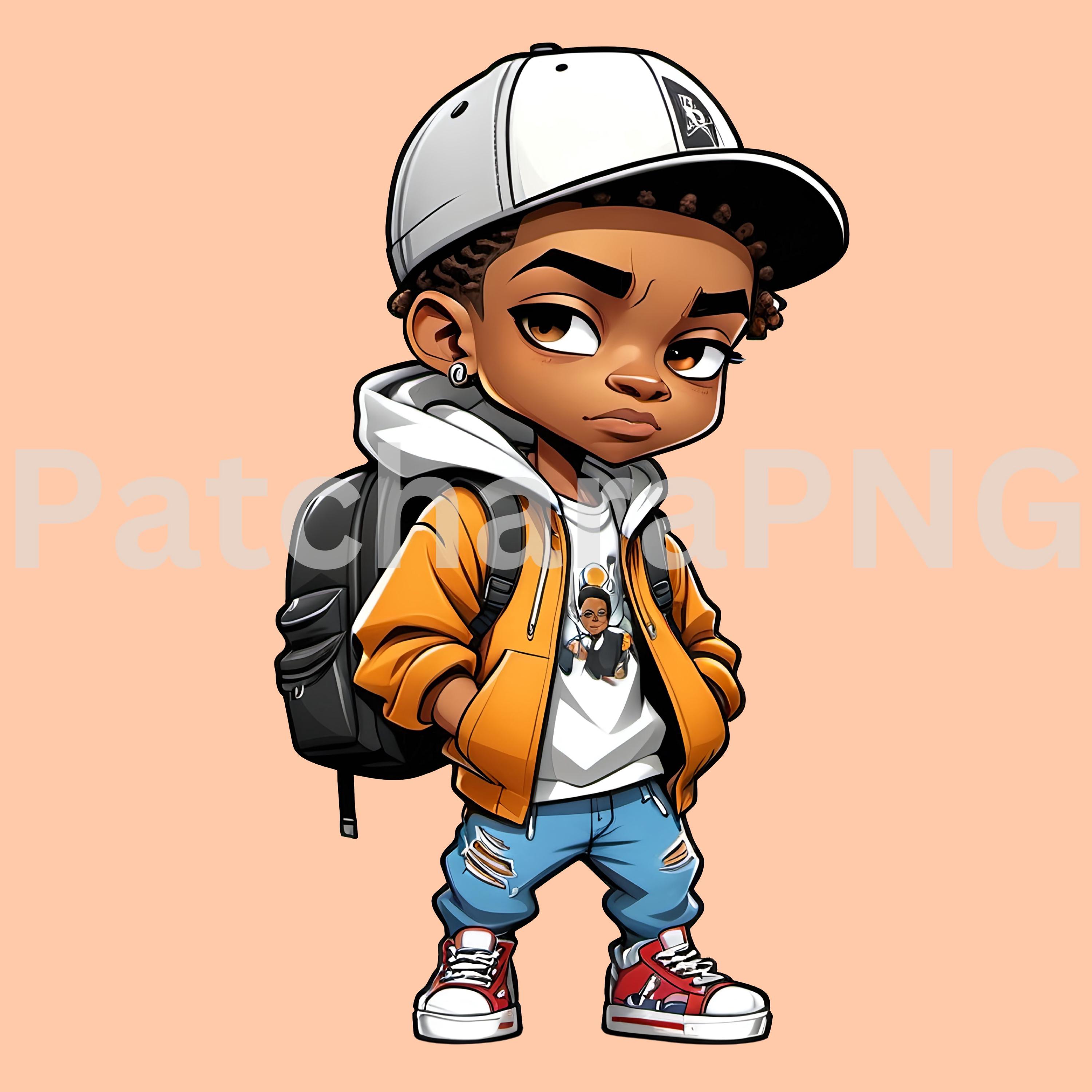 Urban Kid Hip-hop PNG | Cool Streetwear Kid Graffiti Art | Sublimation ...