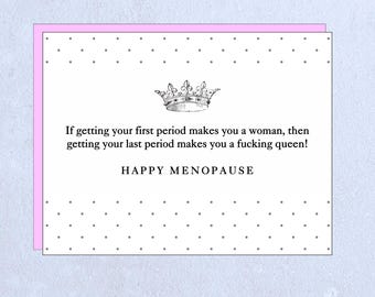 Funny Menopause Queen Greeting Card – Sassy Friendship Humor
