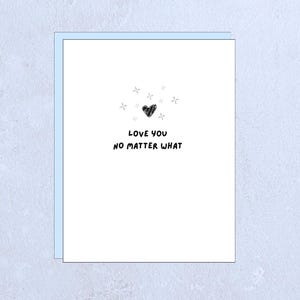 MAAKT HET UIT: ondersteuningswenskaart voor geliefde, hier voor jou, vriendschap, liefde transgender lgbtqia aanmoediging empathie geestelijke gezondheid