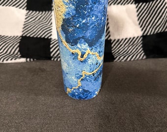 20 oz Sublimated Tumbler blue marble