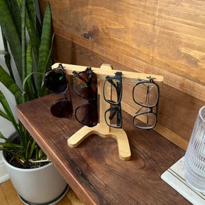Soporte de mesa moderno para gafas (para 3 y 4 gafas)