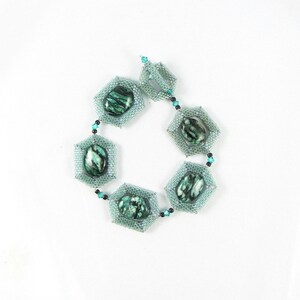 Teal Green Jadeite Links