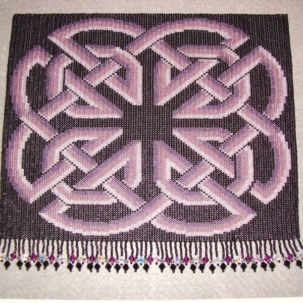 Celtic knot in purples