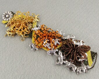 The Forest of Oz beaded charm bracelet