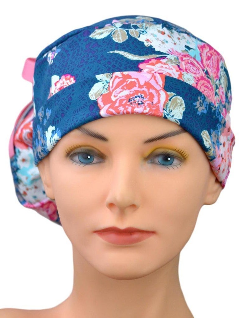 Women's Perfect Fit Ponytail Surgical Scrub Hat Cap Tea Etsy