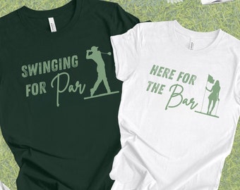 Funny Matching Couple Shirts for golfer, Golf lovers sweatshirts, His and Hers vacation shirt, Newlywed Gift, Drinking Shirt for anniversary