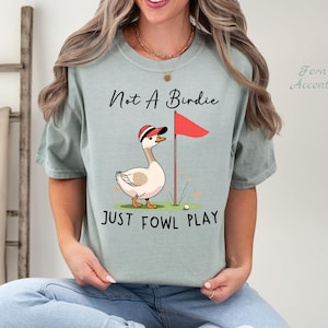 Funny Goose Shirt For Golfer Gift for Women Golf shirts Golfing par tee Preppy Vacation Gift for Couples Golf Comfort Colors T-shirt