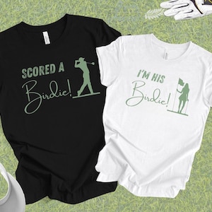 Funny Matching Couple Shirts for golfers, Golf couple sweatshirts, Anniversary gift for Golf Lover, His and Hers Golf Shirt, Newlywed Gift