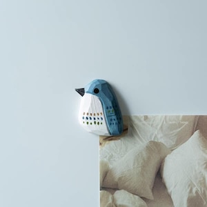 Handcrafted Wooden Bird Fridge Magnets: Nature Lover Gift