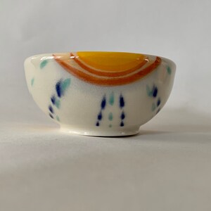 Cuenco de zorro de porcelana naranja hecho a mano | Etsy