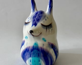 Handmade Porcelain Fox Bank