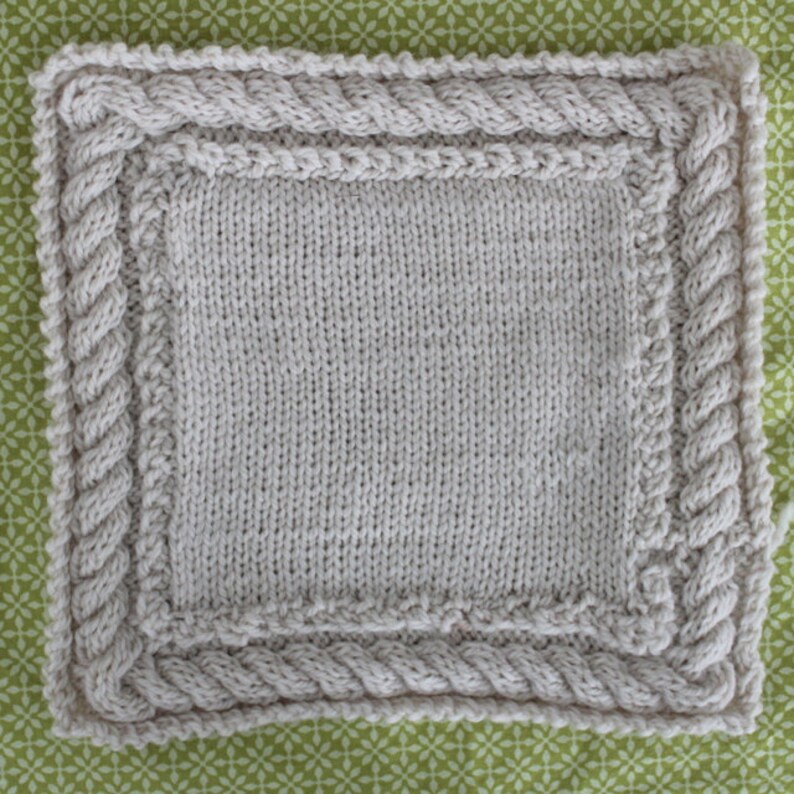 Continuous Cable Border Pattern Etsy