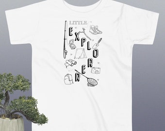 Kleiner Entdecker: Kurzarm-T-Shirt für Kleinkinder