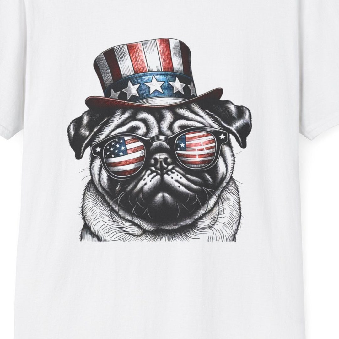 4th of july pug meme