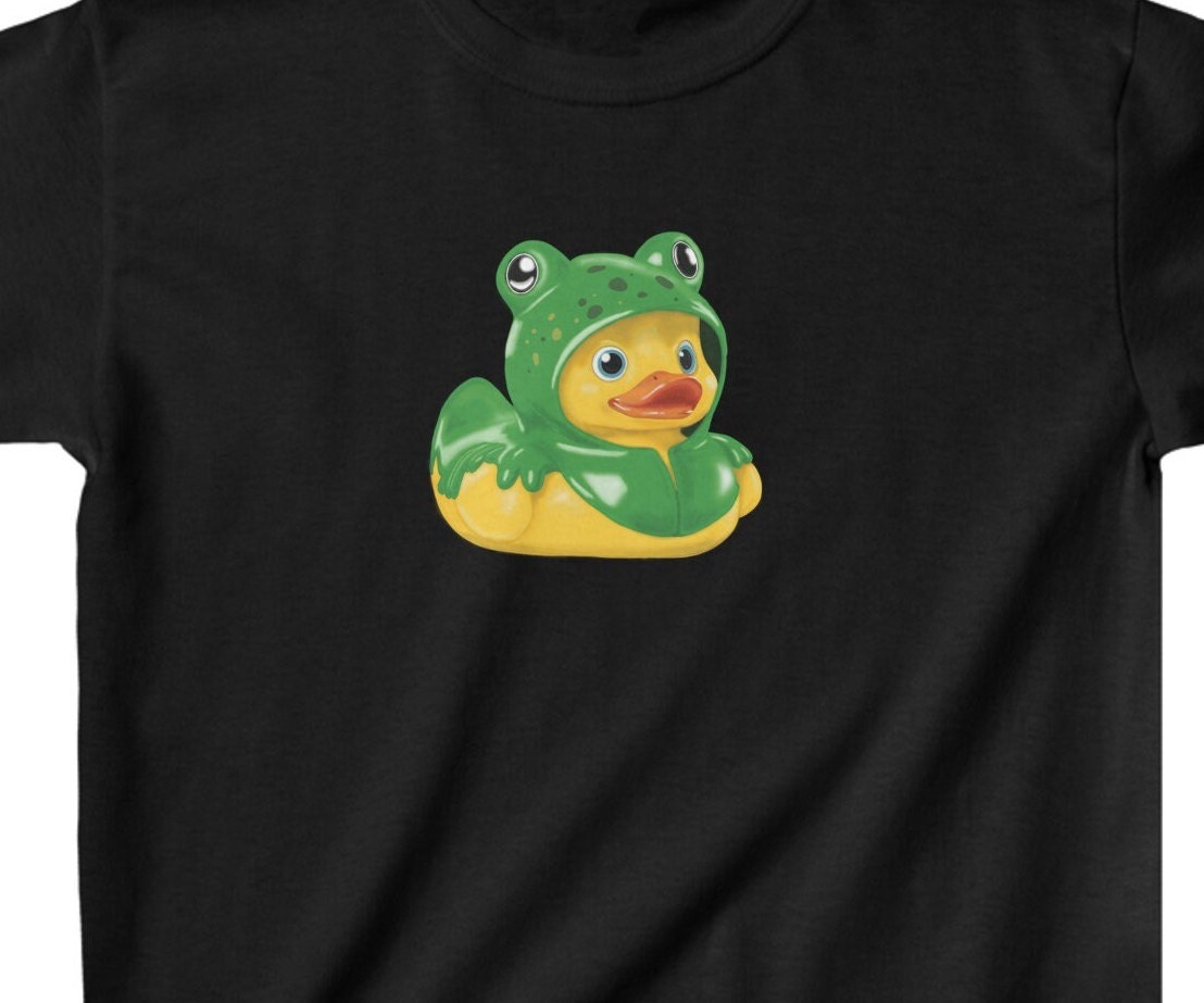 Kids Rubber Duck in Frog Costume: Heavy Cotton™ Tee - Etsy