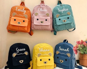 Embroidered Toddler Backpack | Custom Kids Backpack | Personalized Kids School Gift | Personalized Children's Backpack | Custom Baby Bag