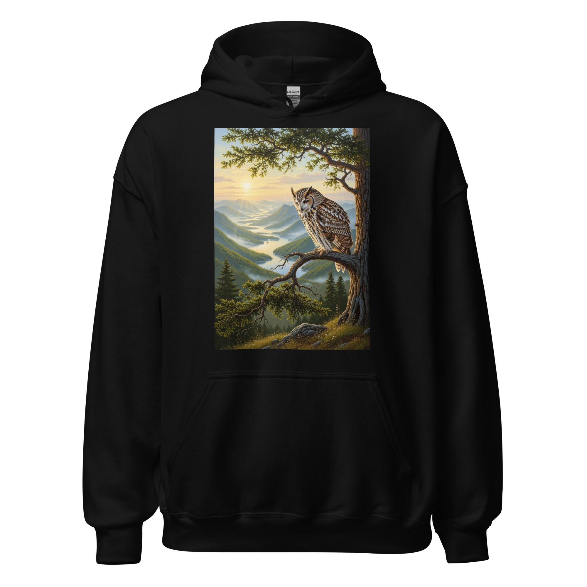 Guardian of the Valley Owl Unisex Hoodie