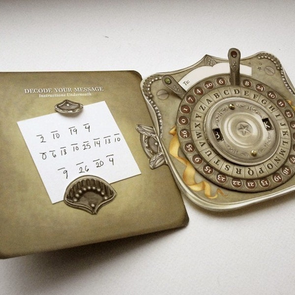 Secret Custom Message Decoder Card