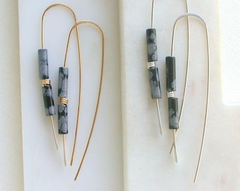 Obsidian Gemstone Threaders