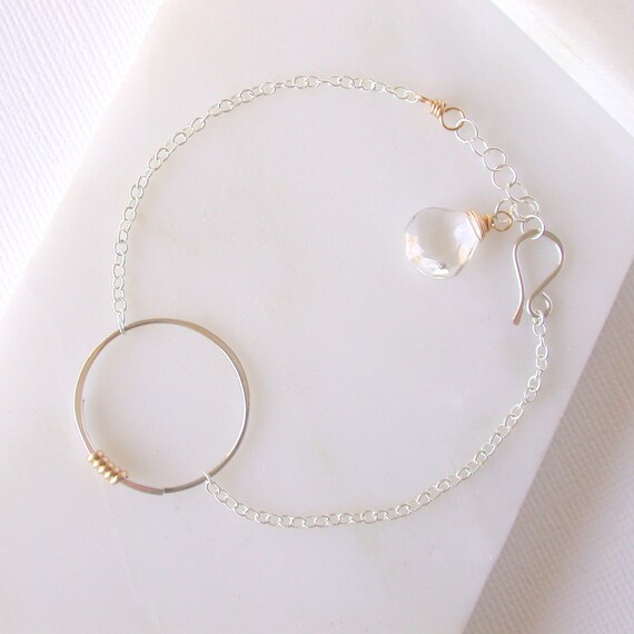 Metal circle best sale bracelet