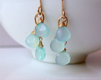 SALE. Chalcedony Trio.