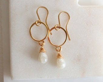 Silverite Drop Earrings. Petite Drop Earrings. White Dangle and Drop Earrings.