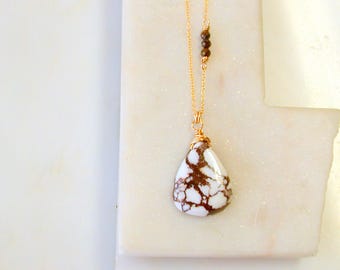 OOAK. Arizona Wild Horse Jasper Pendant Necklace