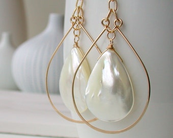 Mother of Pearl Teardrops