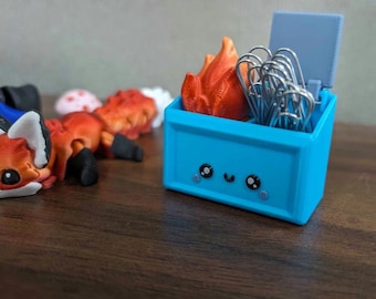 3D Printed Dumpster Fire: Humorous Desk Decor
