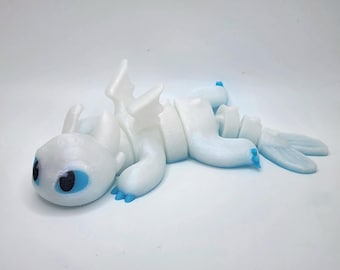 Light Fury Dragon - Shimmer White