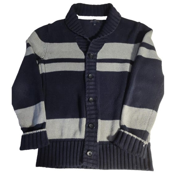Banana Republic, Vintage Banana Republic Medium Blue & White Sweater