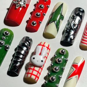 Miffy press on nails