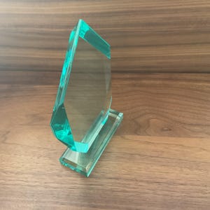 Acrylic Victory Award – Custom Engraved Crystal Trophy, Personalized Gift for Achievement, Employee Recognition, Graduation or Retirement