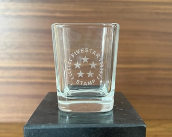 Custom Business Logo Shot Glass | Engraved Glassware for Branding, Corporate Gifts, Personalized Promotional Shot Glass | Business Gift