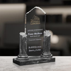 Crystal Apollo Award - Premium Trophy for Achievement, Custom Engraving and Logo Available, Perfect for Corporate and Special Recognition