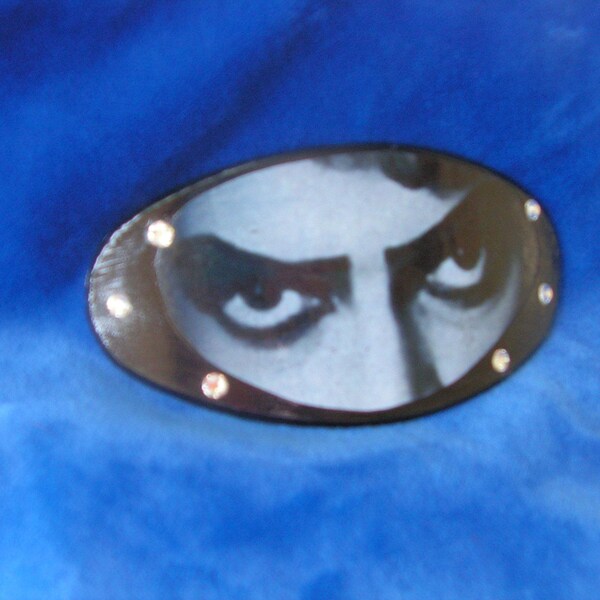 2 in Wide Deco Hair Clip Barrette I SEE YOU OOAK