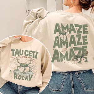 Amaze Amaze Amaze PNG, Project Hail Mary Rocky, Book lover Gift, AMAZE Png, You Sleep I Watch, Space Travel Alien, Retro Bookish Png