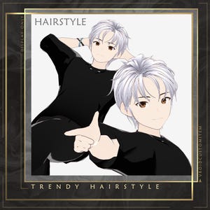 Male Trendy hair Style【Vroid】