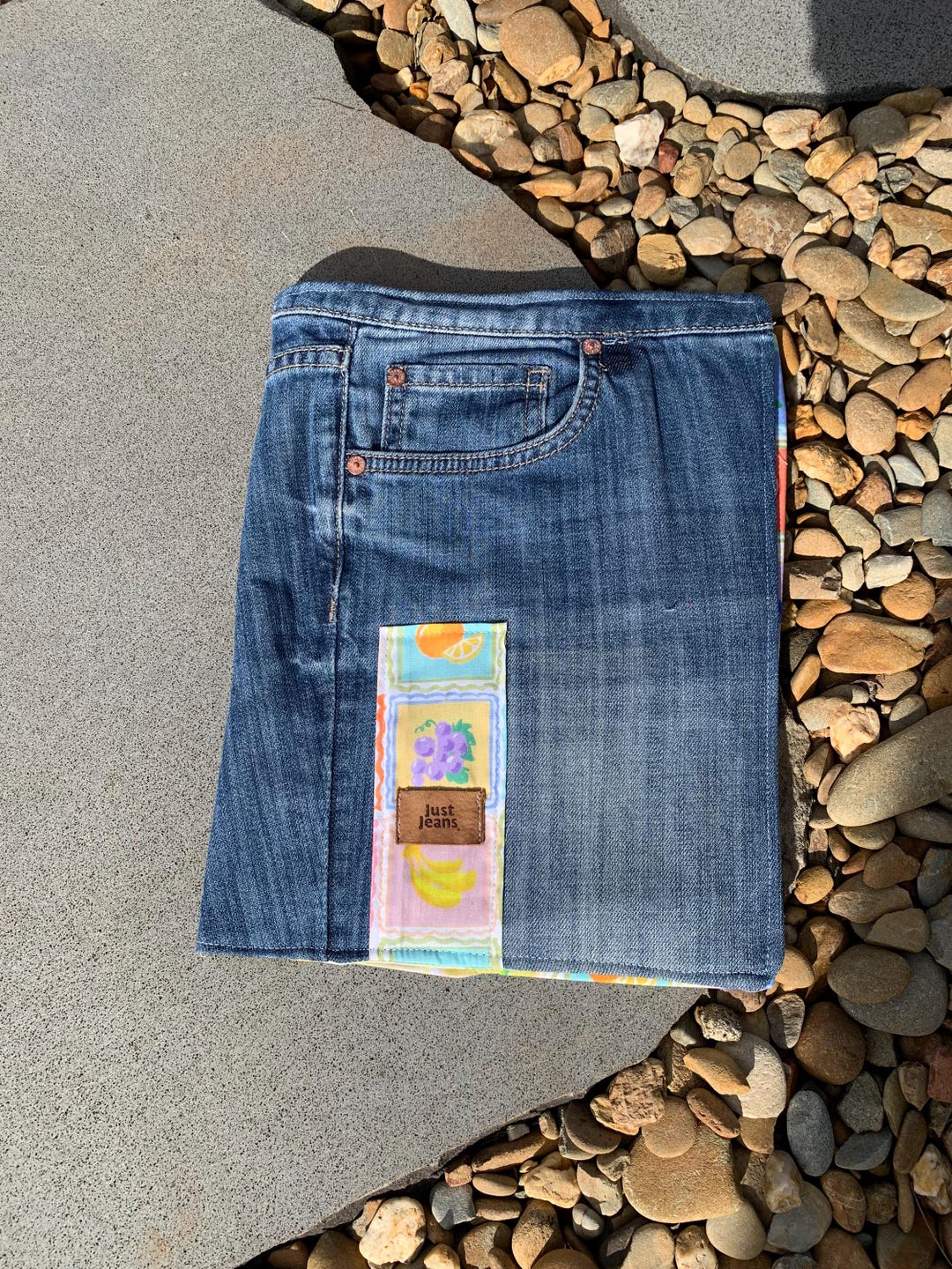 Upcycled Denim - A4 Notebook Cover - Etsy